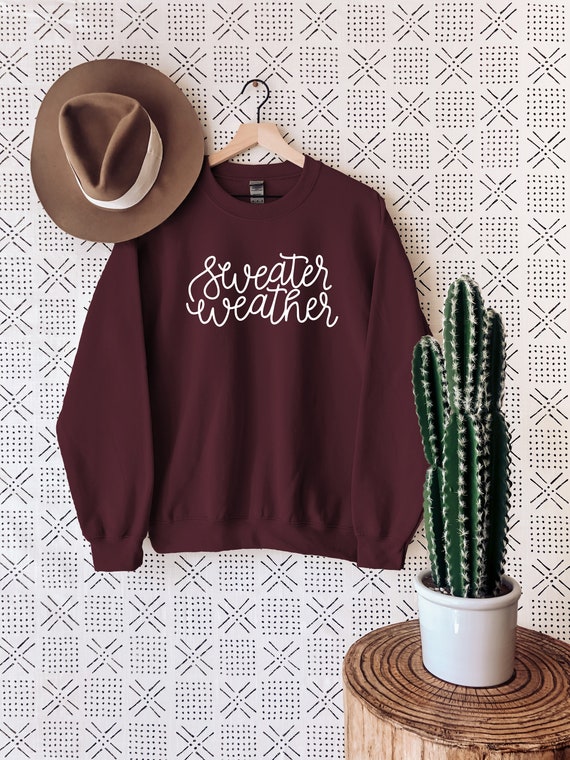 Sweater Weather Sweatshirt Women Fall Sweatshirt Womens Fall Sweater