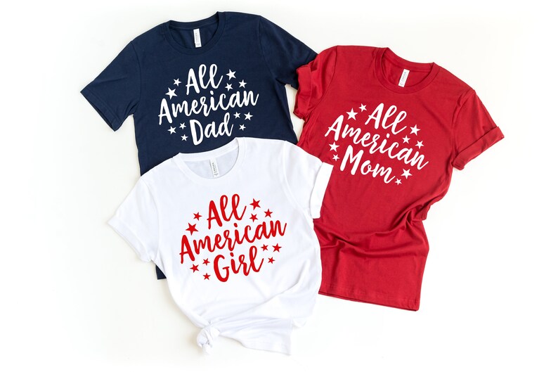 4th Of July Family Shirt, All American Shirt, 4t Of July Family, Matching Family Shirt, Patriotic Shirts image 4