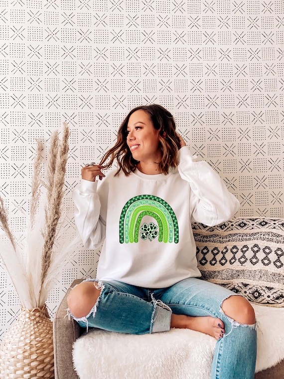 Felpa Donna San Patrizio - Trifoglio Portafortuna Irlandese - Foto 6