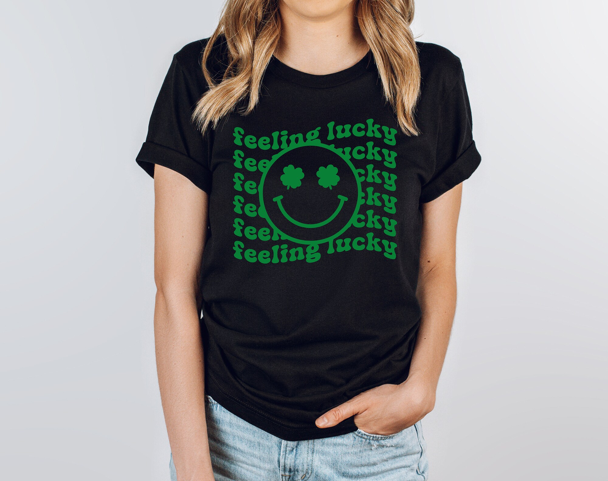 Discover Feeling Lucky Shamrock T-Shirt