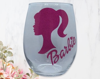set of 9 Barbie wine glass decals stickers wedding parties diy wall set of 9 Barbie wine glass decals stickers wedding parties diy wall