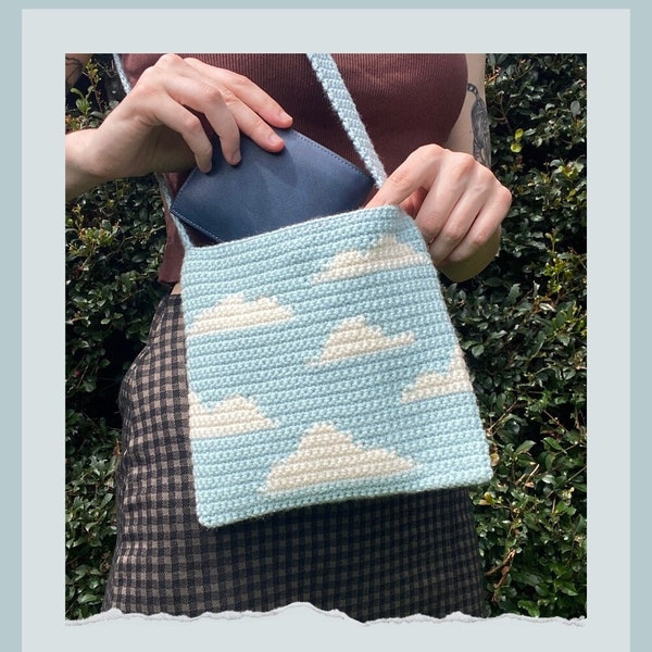 Cloud Bag - Crochet Pattern (DIGITAL PATTERN)