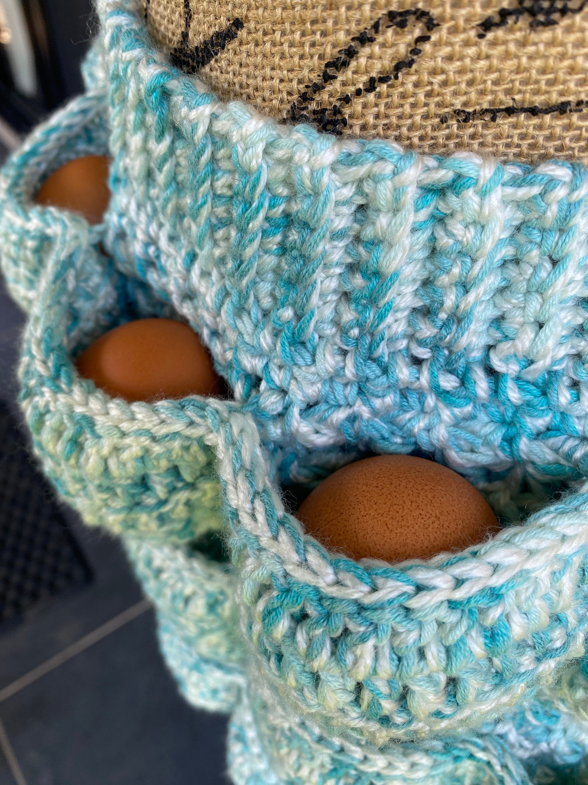 Egg Collecting Apron Crochet Pattern Etsy