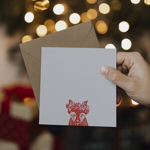 3 Christmas cards + envelope