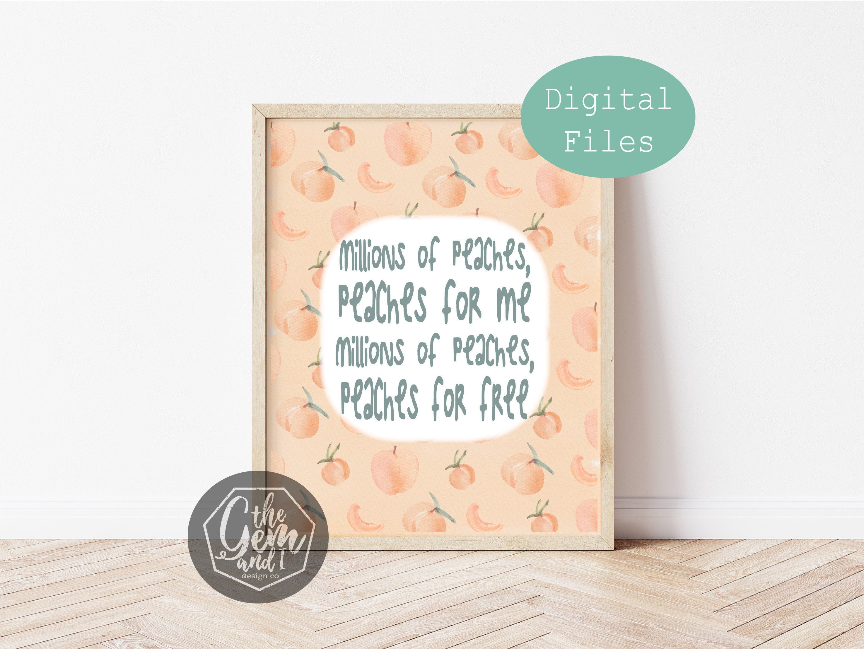 Peaches Lyrics Orange Art Board Print for Sale by CMORRISON12345