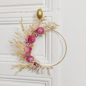 Dried flower crown
