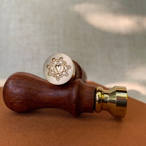 Siegelstempel | Siegel Mini Herzmuster | daily.kram