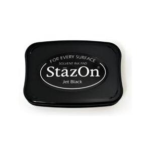Stazon Ink Pad, Permanent Ink Pad, Permanent Black Stamp Pad