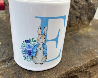Custom ceramic money box, keepsake gift, christening gift
