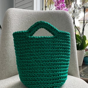 Crochet Tote Bag/Crochet Handbag image 7