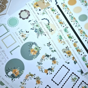 Flair & Purpose Deco Sticker Collection | Luxe Planner Stickers | Decorative Stickers | Functional Planner Decor | Love Light Charms