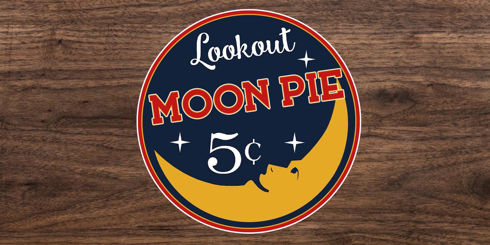 Moon Pie Sticker Etsy