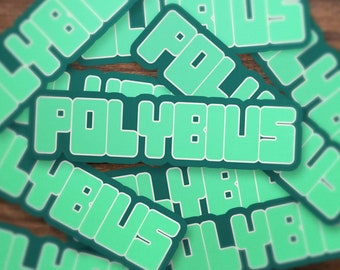 Polybius Super Secret Arcade Game sticker!