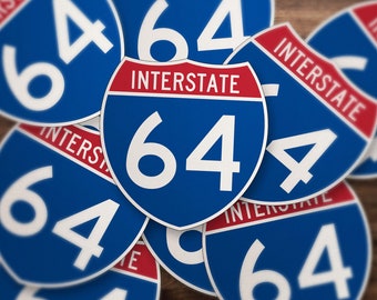 Interstate 64 Sticker