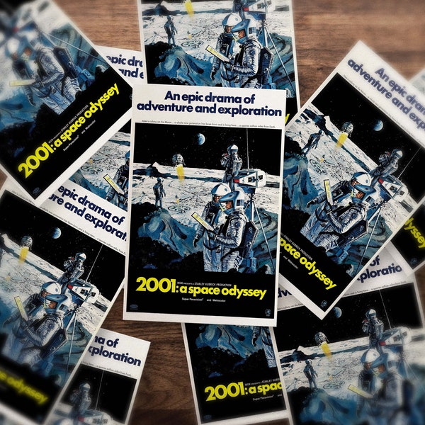 2001: A Space Odyssey Movie Poster Sticker!