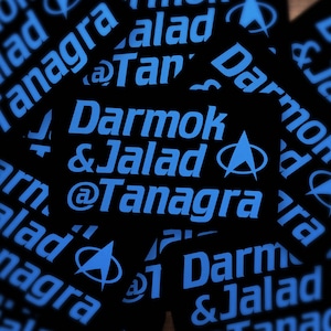 Star Trek The Next Generation "Darmok and Jalad at Tanagra!" Sticker!