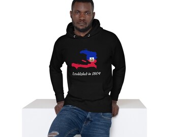 Haiti Hoodie Unisex Haitian Independence Hoodie