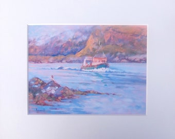 Giclee Print 'Safely Home' from an Original Oil Painting by artist Leila Neal