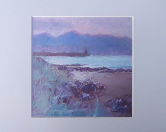 Giclee Print 'Barassie Shore',from an Original Oil Painting by Scottish artist Leila Neal