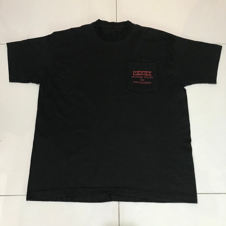 Rare 90s Piquet Master Rules for Wargaming Promo Tee Shirt Etsy