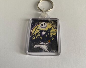 The Nightmare Before Christmas - Jack Skellington and Zero keyring
