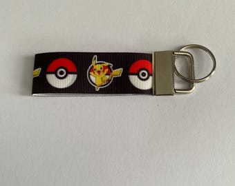 Pokémon / Pikachu keyring, keychain, key fob