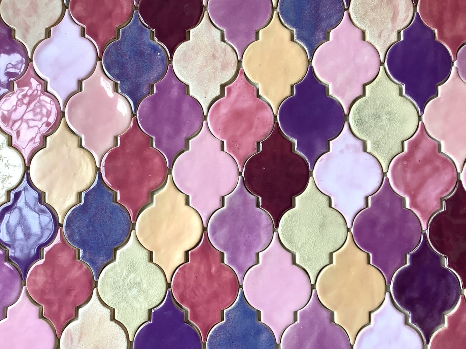 Ceramic Tiles arabesque Handmade Ceramic Tiles Etsy