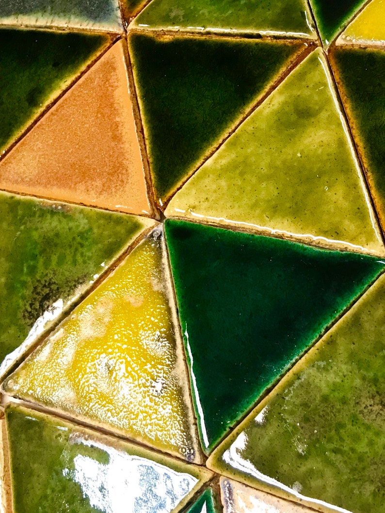 Tiles green Foresthandmade Ceramic Tiles Green Etsy