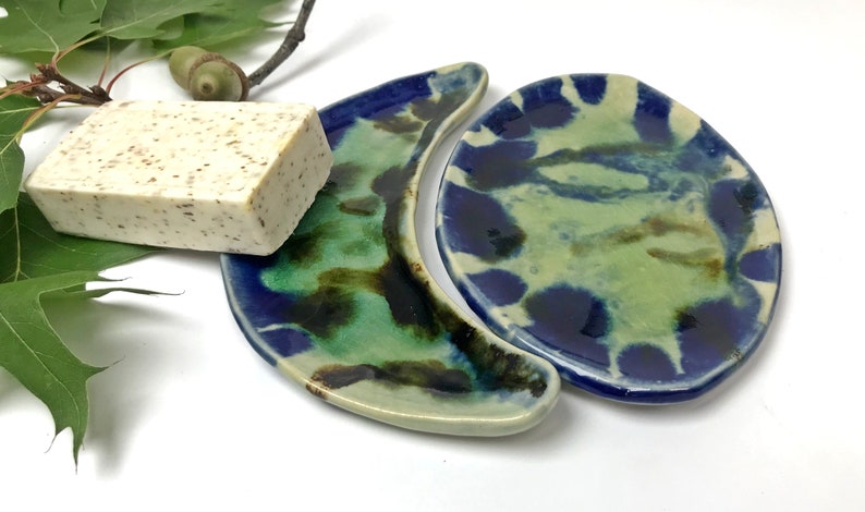 Ceramystiq Luna Series Soap Dish and Jewelry Plate - Thumbnail 4