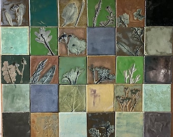 超お買い得！シリーズ終了！タイルセット、手作りセラミックタイル、手作りタイル、発送準備完了