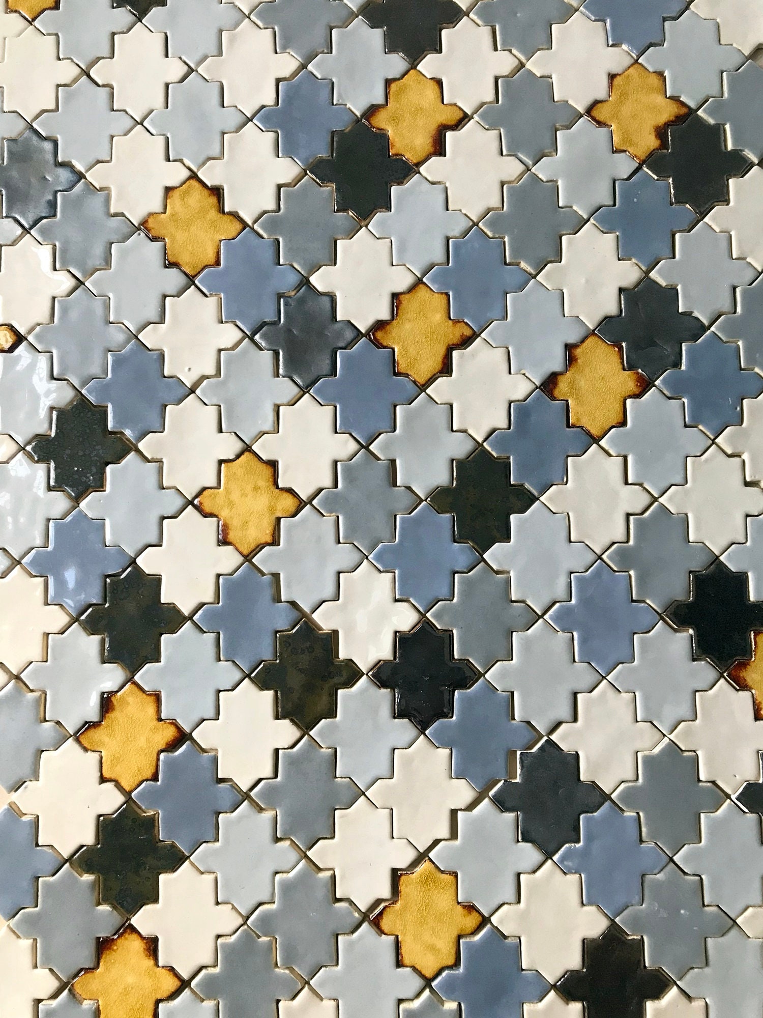 Tiles Set "Towards The Orient", Handmade Ceramic Tiles, Wall Tiles, Handicraft Tiles For Kitchen, Handmade Tiles, Design in Wall