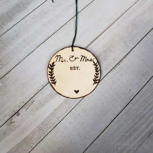 3&quot; Wedding Date Ornament