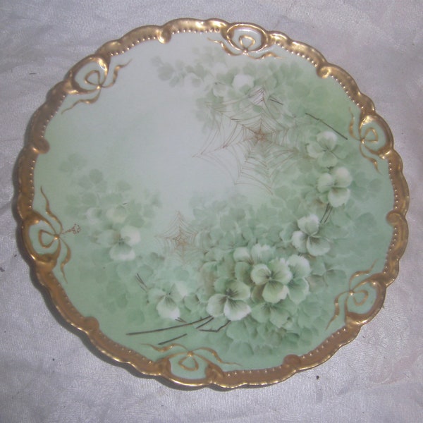 GINORI – ITALY – Floral & Cobweb – 8” Plate