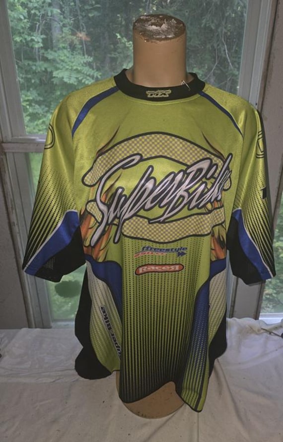 Vintage Y2K – 1990s – Super Biker – Cyclist Shirt – MEN'S VINTAGE CLOTHING