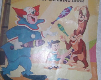 Bozo The Clown – Cut Out Coloring Book