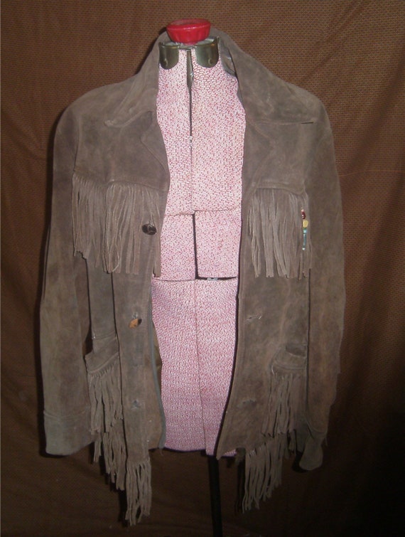 VINTAGE Seude Fringed Jacket – 1960's
