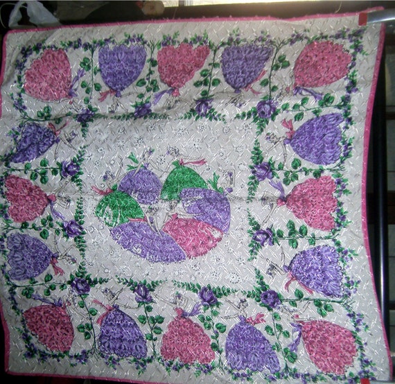 Head Scarf – Silk Scarf – Ladies Dancing – Circa… - image 1