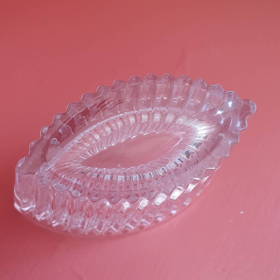 Elegant Vintage Crystal Glass Vase Rainbow Prism Sun Etsy