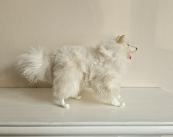 Vintage Barbie’s Dog 1991 Snowball Mattel Pet White Fur Rare Collectable