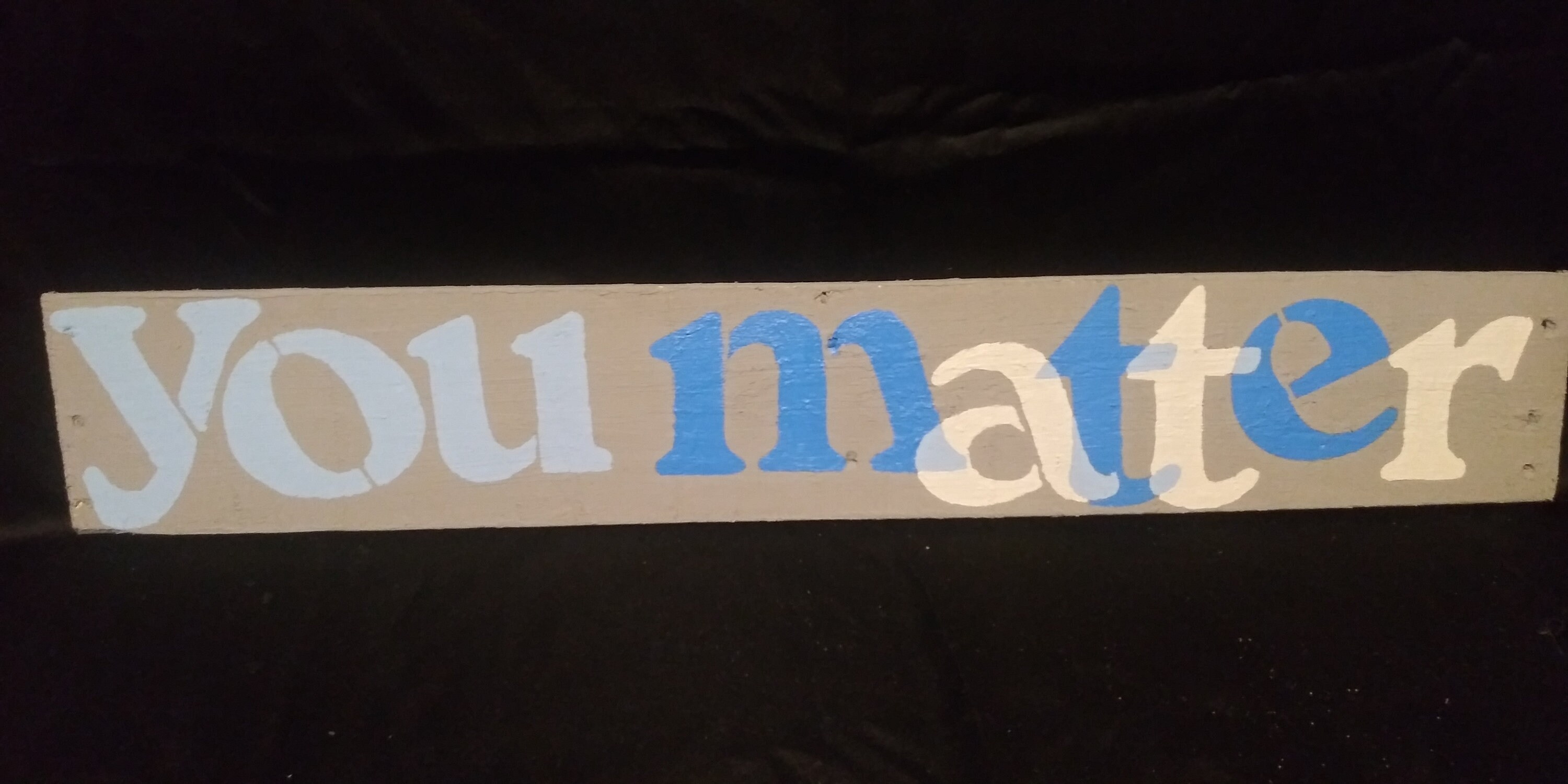 You Matter Wooden Sign | Etsy