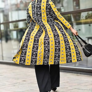 Oba Tribal Yellow Jacket Dresses