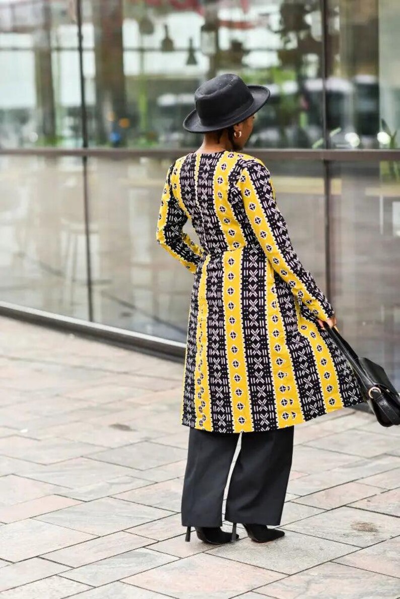 Oba Tribal Yellow Jacket Dresses