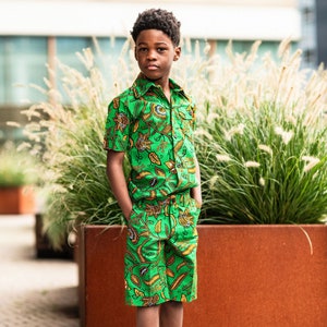 Mini-Me Lola Boy Set African Men Fashion Casual Wear African Style Men Dress Men Party Wear Clothing Christmas Gift Ideas image 1