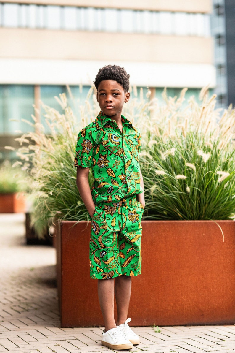 Mini-Me Lola Boy Set African Men Fashion Casual Wear African Style Men Dress Men Party Wear Clothing Christmas Gift Ideas image 1