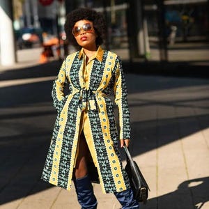 Oba Tribal Yellow Jacket Dresses