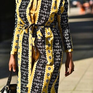 Oba Tribal Yellow Jacket Dresses