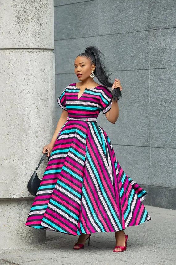 pink dress with blue heels Peju Blue Pink Dress Women's Fashion Clothing Summer Outfit Casual Wear
