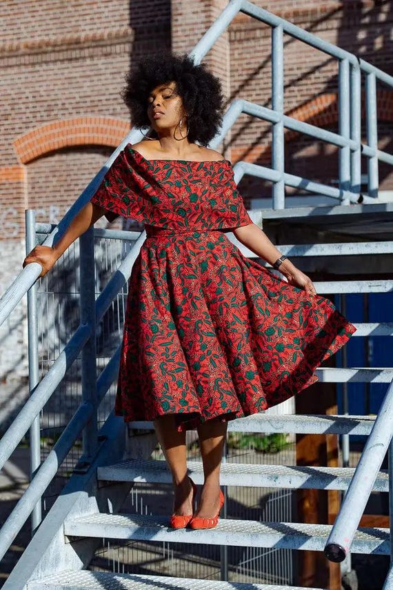 long puff sleeve midi dress Black Puff Sleeve Midi Dress S