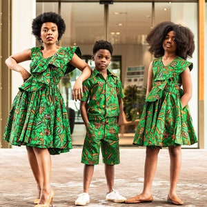 Mini-Me Lola Boy Set African Men Fashion Casual Wear African Style Men Dress Men Party Wear Clothing Christmas Gift Ideas image 7