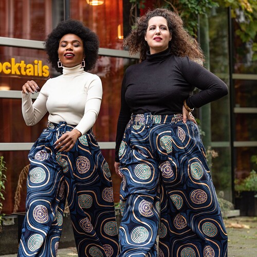 ESHE BLUE PALAZZO trouser